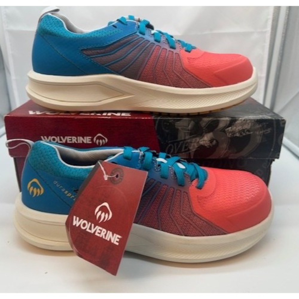 Wolverine Women's Bolt DuraShocks DuraSpring Comp Toe Safety Shoes NIB - Size 9W